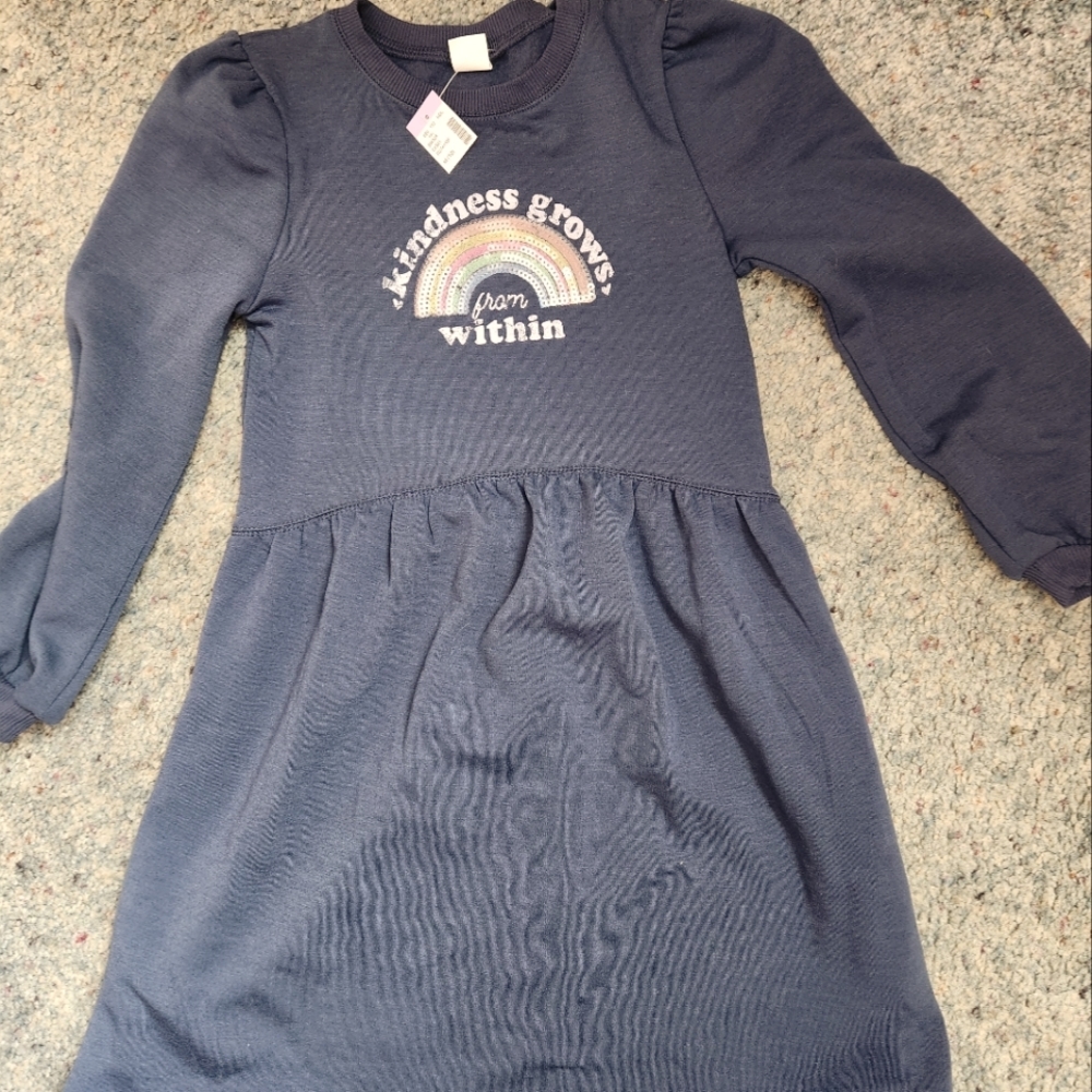 Girls size 10 sweatshirt dress